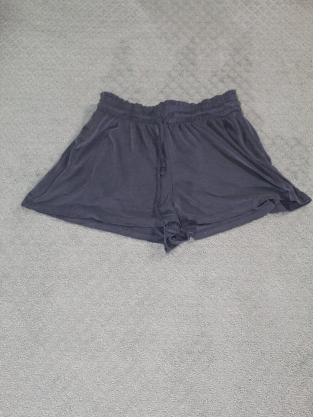 Oysho Size M Grey Drawstring Elastic Waist Flowy 1.5" Inseam Shorts